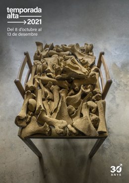 Cartel del Temporada Alta 2021, diseñado por Pere Noguera.