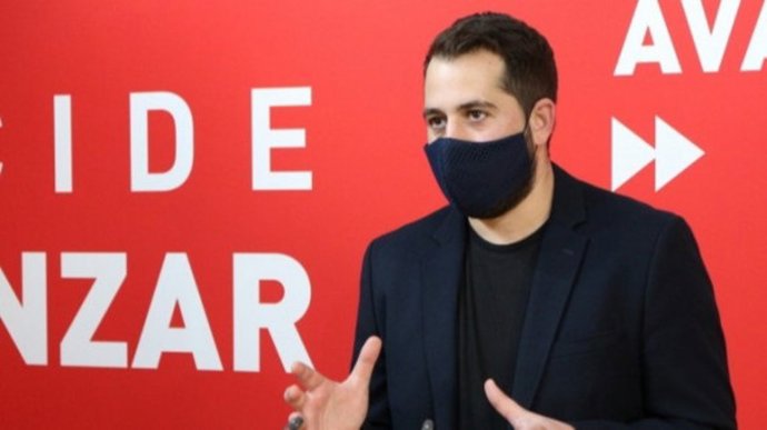 El secretario de organización del Partido Socialista en la Región de Murcia, Jordi Arce