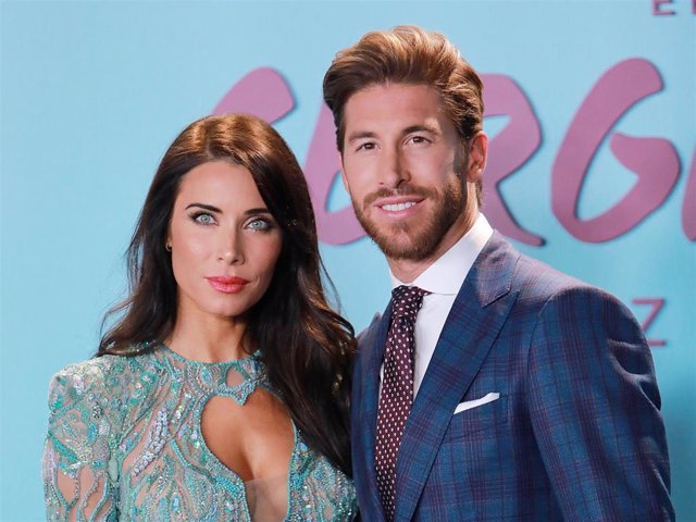 Archivo - Sergio Ramos arropado por su mujer y sus tres hijos, acude al preestreno del documental sobre su vida