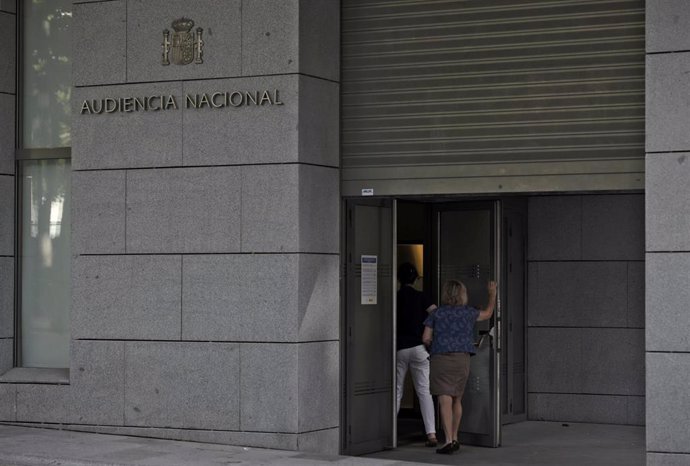 Entrada de la Audiencia Nacional