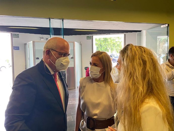 Ana Mestre con Sánchez Rojas y Eva Pajares