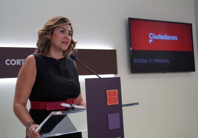 La portavoz de Sanidad del grupo de Ciudadanos en las Cortes de Aragón, Susana Gaspar.