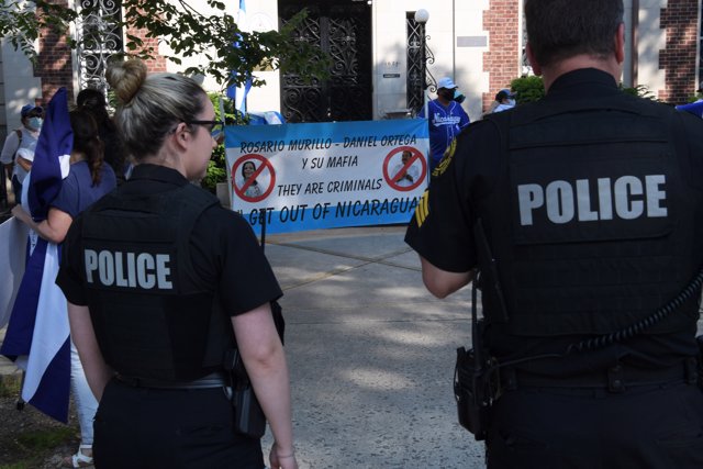 Manifestaciones en Estados Unidos en contra del Gobierno de Nicaragua