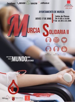 Centro Hemodonación avisa que las reservas están en precario y organiza una donación este jueves en Ayuntamiento Murcia