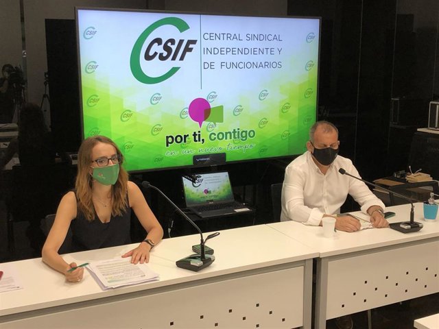 Isabel Madruga junto a Mario Gutiérrez.