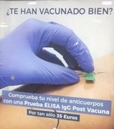 Foto: El CGE denuncia ante Sanidad y Consumo una publicidad que cuestiona, para vender test, que las enfermeras vacunen bien