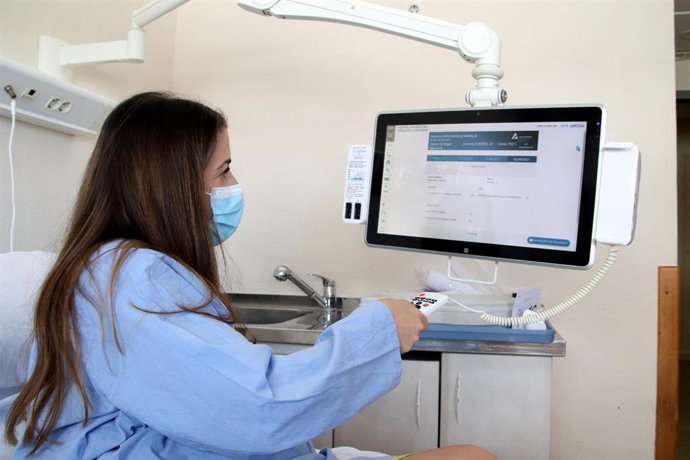 Paciente ingresada en el Hospital Macarena