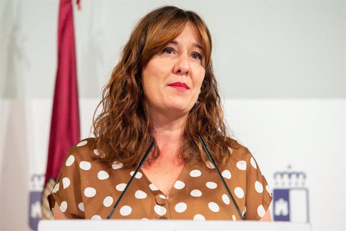 La consejera de Igualdad y portavoz del Gobierno regional, Blanca Fernández, comparece en rueda de prensa, para informar sobre los acuerdos del Consejo de Gobierno