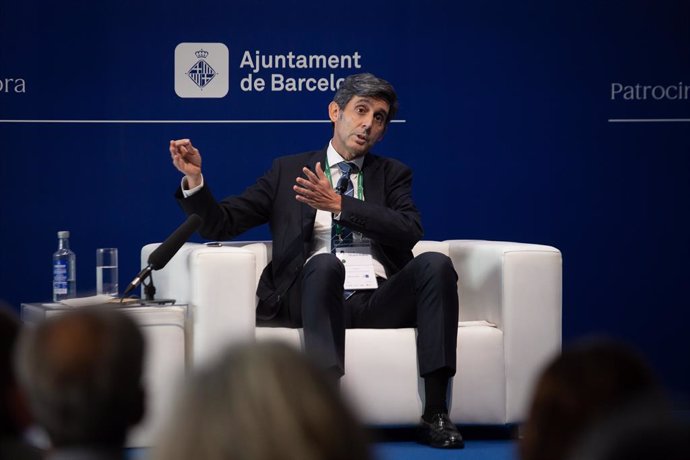 El president de Telefónica, José María Álvarez-Pallete, en la Reunió del Cercle d'Economia.