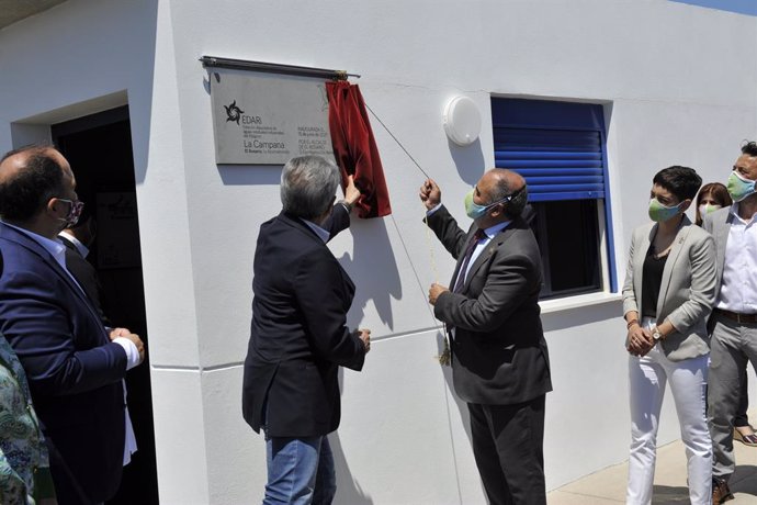 Archivo - Inauguración de la depuradora de El Rosario