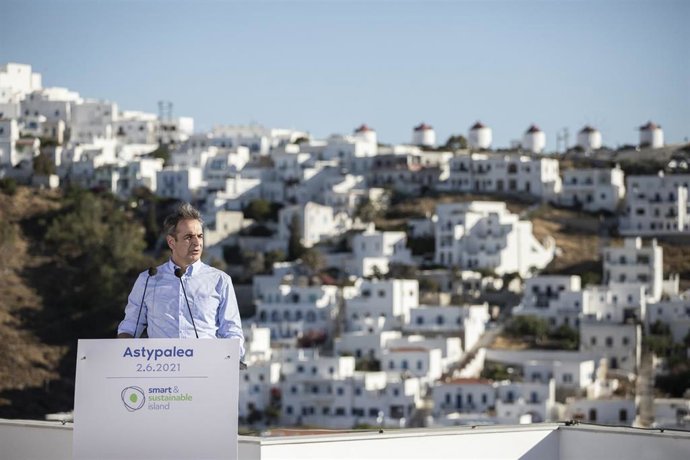 El primer ministro de Grecia Kyriakos Mitsotakis