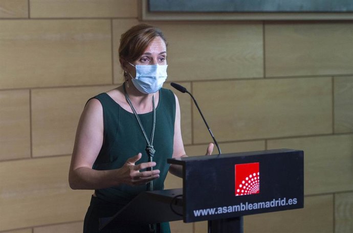 La portavoz de Mas Madrid, Mónica García