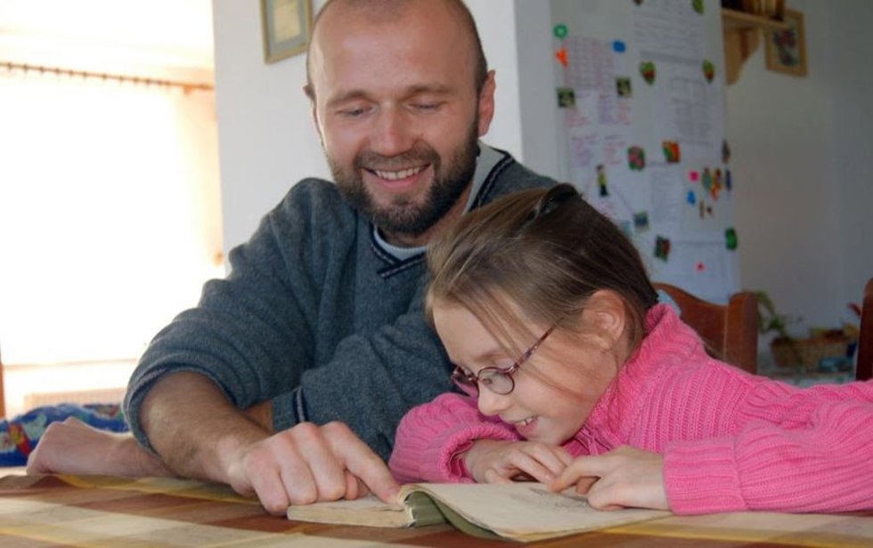 Familia colaboradora de Aldeas Infantiles SOS