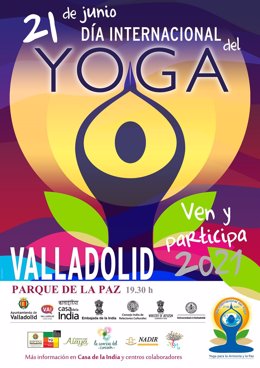 Cartel para la celebración del 'Día Internacional del yoga'.