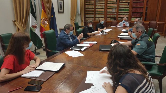 Reunión de coordinación del Plan Director para la Convivencia en Málaga
