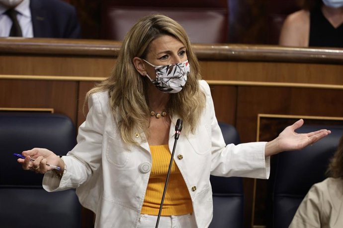 La vicepresidenta tercera del Gobierno y ministra de Trabajo y Economía Social, Yolanda Díaz