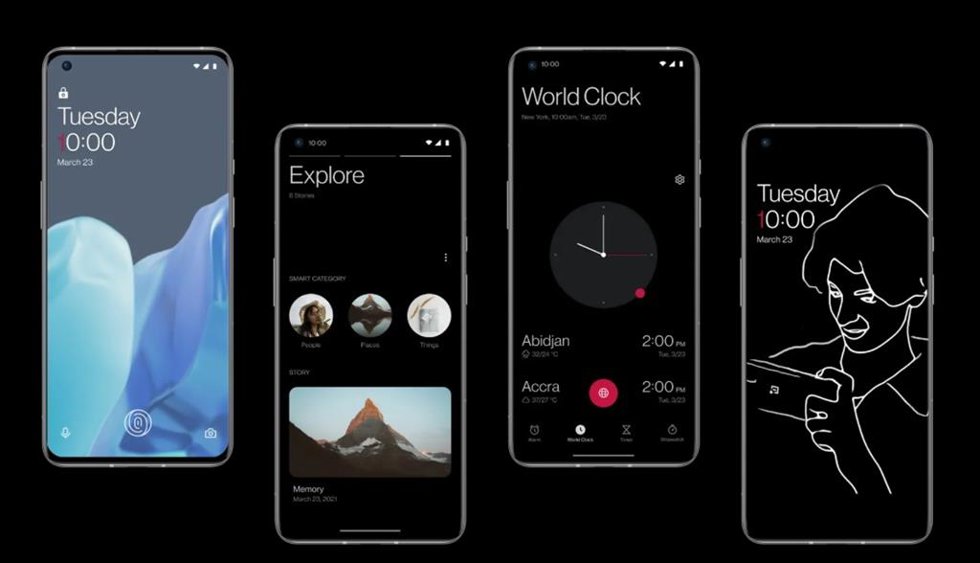 OxygenOS en OnePlus 9 Pro