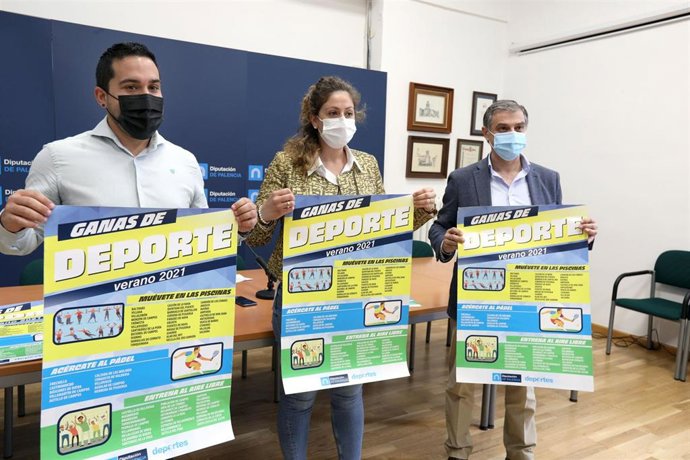 Presentación del programa 'Ganas de deporte' en la Diputación de Palencia.