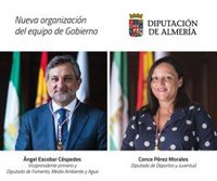 Diputación de Almería reestructura el equipo de gobierno y da Fomento a su vicepresidente primero