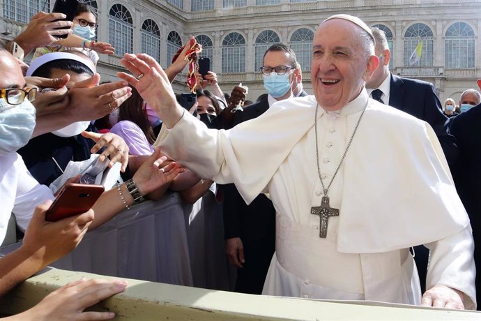 El Papa en la audiencia general de este miércoles