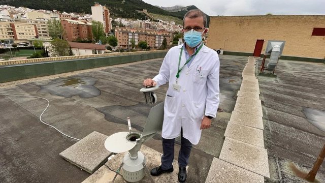 Medidor de pólenes en el Hospital de Jaén