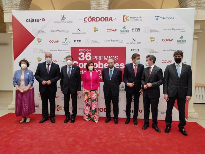 Asistentes a la gala de entrega de los Premios Cordobeses del Año 2020, entregados por 'Diario Córdoba'.