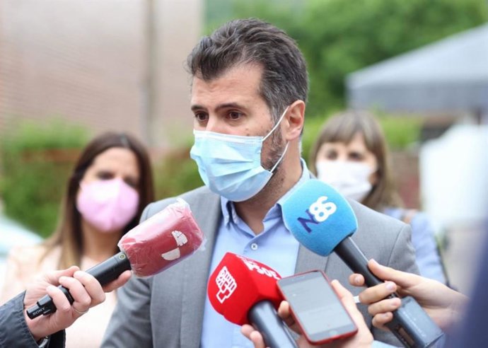 El secretario general del PSOE en Castilla y León, Luis Tudanca.