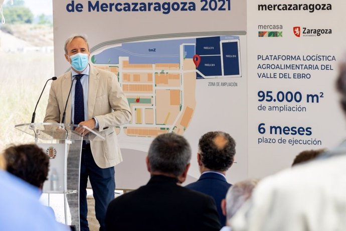 Azcón cree que la ampliación de Mercazaragoza multiplicará la actividad económica y creará 160 nuevos empleos.