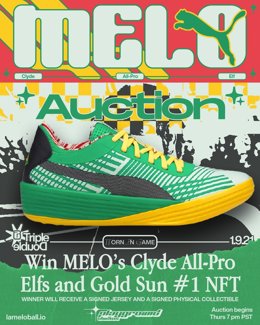 Auction to own rare LaMelo Ball memorabilia, including a signed pair of LaMelo Ball's shoes worn during his first career triple double game. LaMelo is the youngest ever to record a triple-double. The 24-hour auction starts on Thursday, June 17th at 7:00