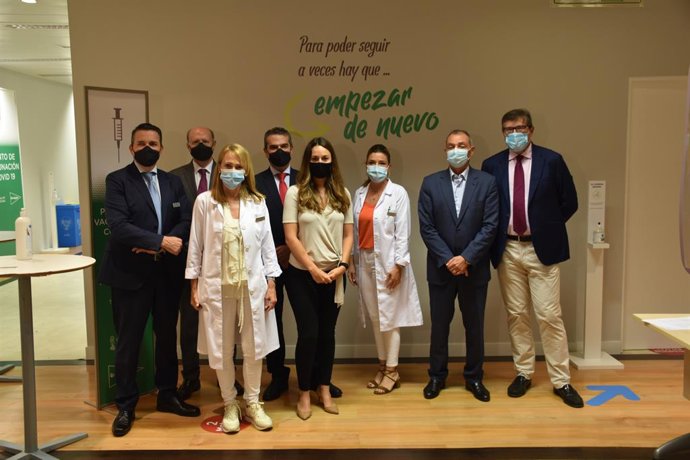 Punt de vacunació d'El Corte Inglés