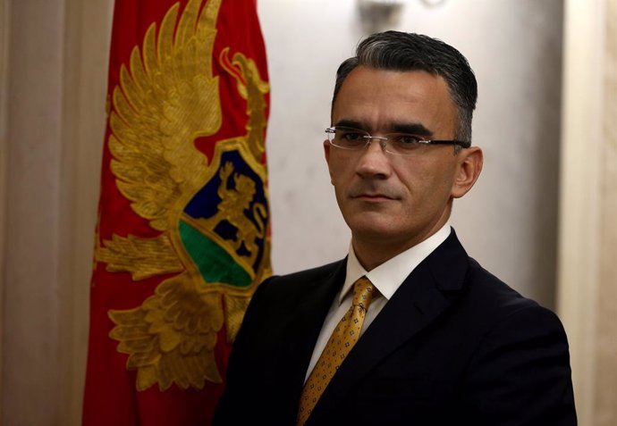 Archivo - El ministro de Justicia de Montenegro, Vladimir Leposavic.