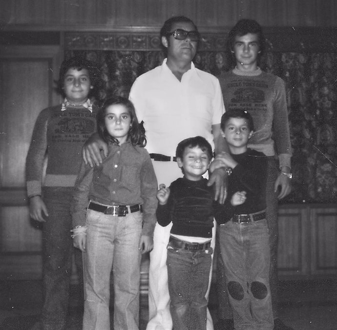 José Paredes Castaño en una imatge familiar