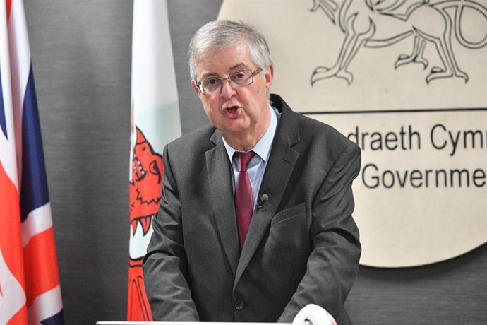 Archivo - El ministro principal de Gales, Mark Drakeford 