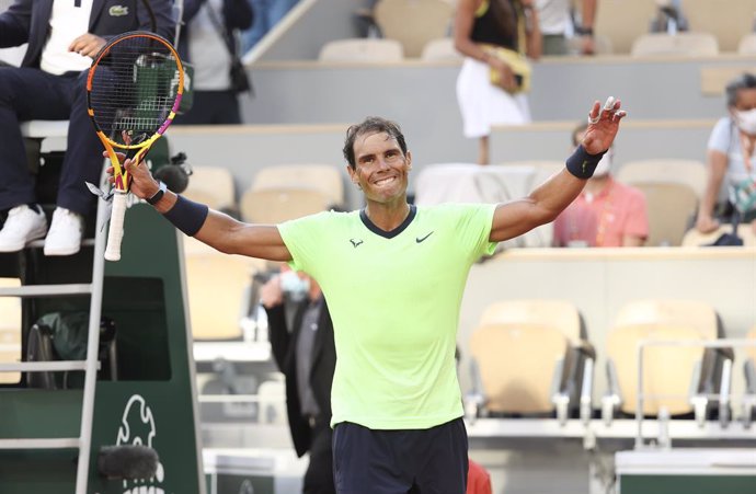 Rafael Nadal celebra un triunfo