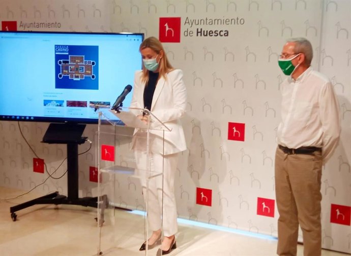 La audioguia invita a recorrer el Casino de Huesca