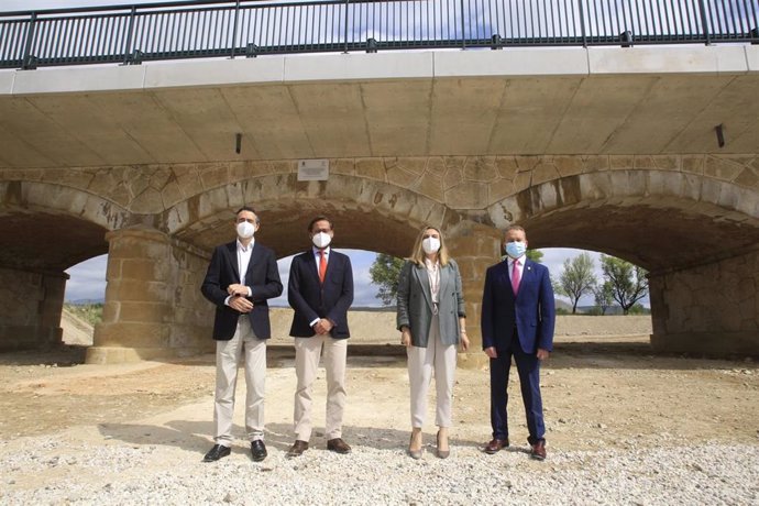 Inauguración del nueve puente de Puebla de Don Fadrique