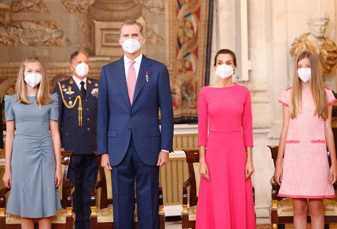 Los Reyes, la Princesa de Asturias y la Infanta Sofía