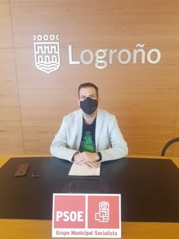 El portavoz del Grupo Municipal Socialista, Iván Reinares, en comparecencia de prensa