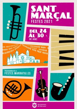 Cartel de las fiestas de Sant Maral, de Marratxí.
