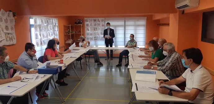 Reunión del comité gestor de los Presupuestos Participativos.