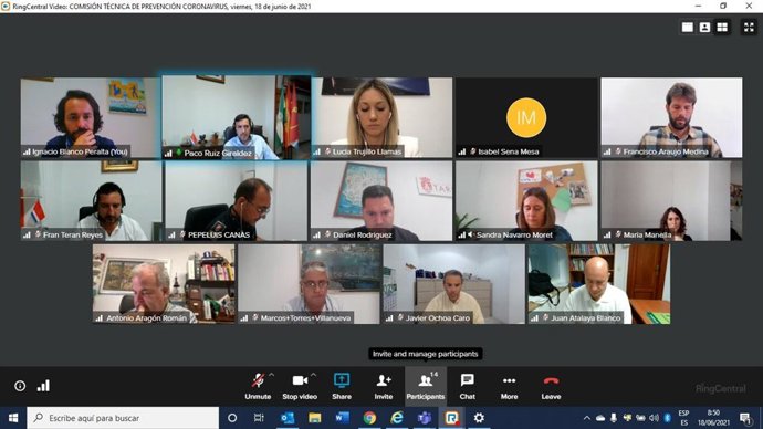 Comisiones Técnica y de Seguimiento de Covid-19 del Ayuntamiento de Tarifa.