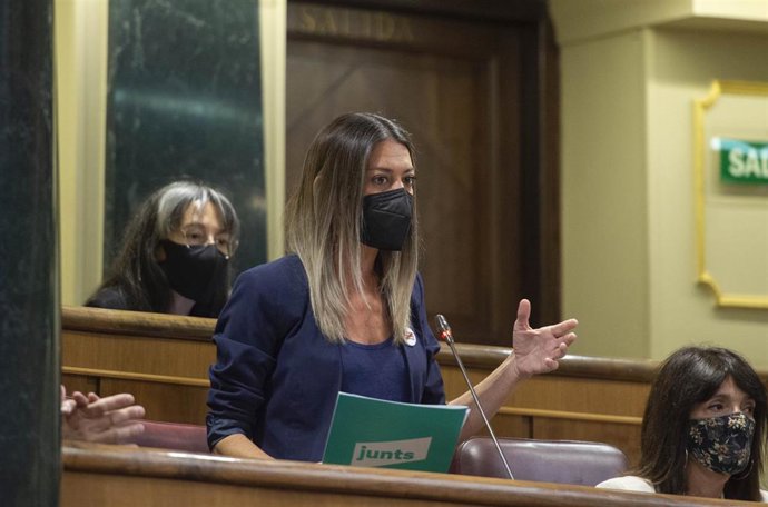 La portavoz de Junts en el Congreso, Miriam Nogueras.
