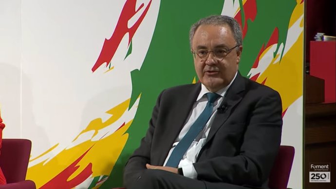 El consejero delegado de Cellnex Telecom, Tobías Martínez, en el XVIII Foro de Diálogo España-Italia