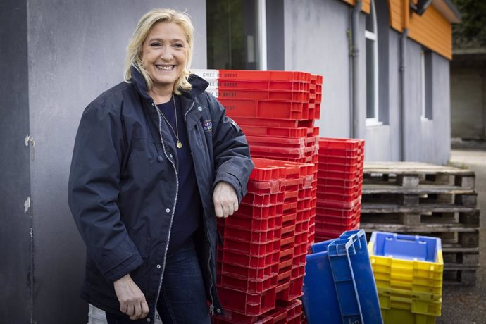 Archivo - Marine Le Pen, líder de Agrupación Nacional