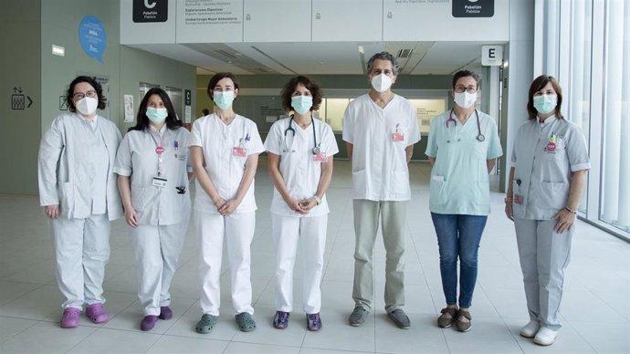 Miembros del equipo multidisciplinar de ELA del Complejo Hospitalario de Navarra