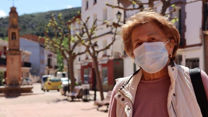 La alcaldesa de Jaraba, Felicidad Pérez.