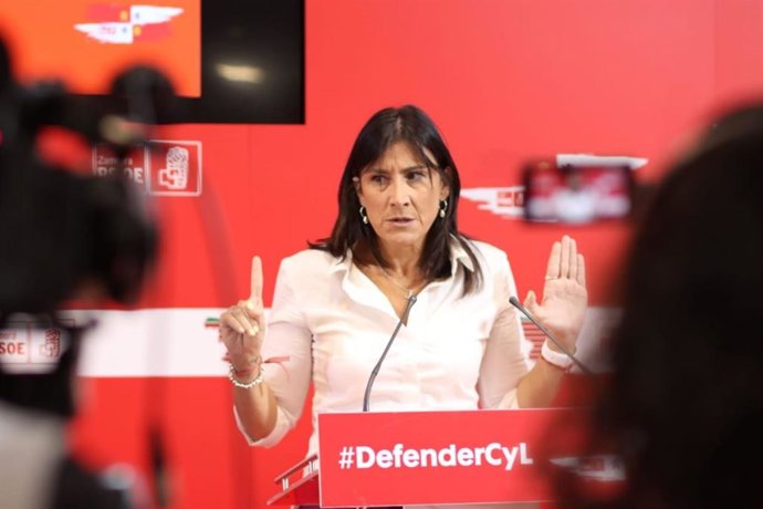 La secretaria de Organización del PSOE de Castilla y León, Ana Sánchez.
