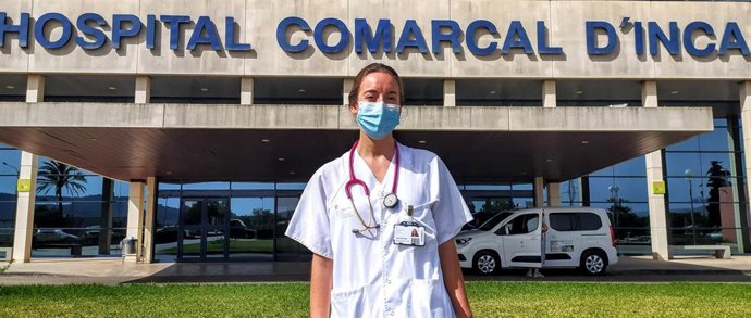 La doctora Elena Escudero, ganadora del primer premio del Concurso Nacional de Casos Clínicos.