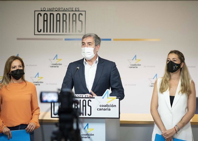 El secretario general nacional de Coalición Canaria, Fernando Clavijo