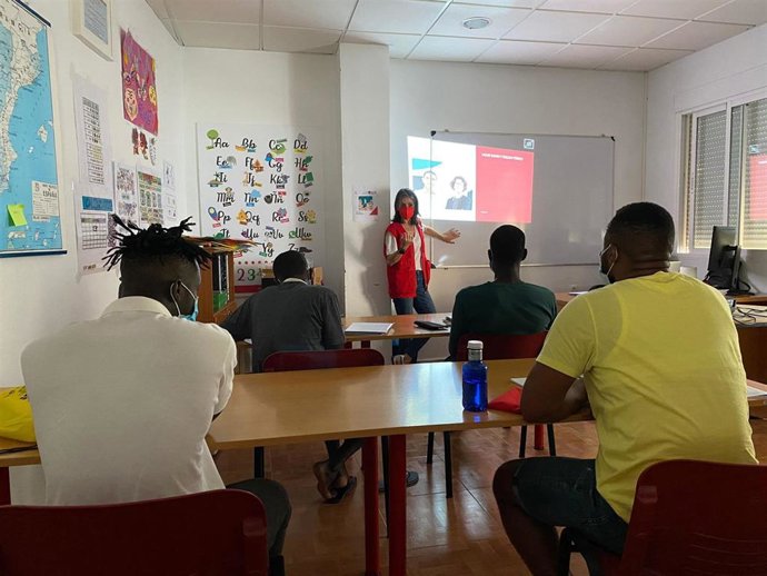Atención a refugiados en Extremadura.